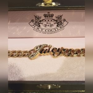 Juicy Couture Vintage gold tone bracelet Very unique